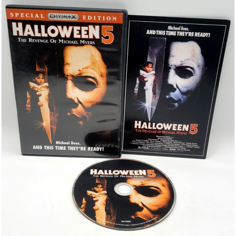 Halloween 5 The Revenge Of Michael Myers DVD Special Edition Divimax Anchor Bay